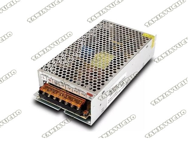 &ua FUENTE METALICA ILUMINACION Y SEGURIDAD 12V/30A S-360-12